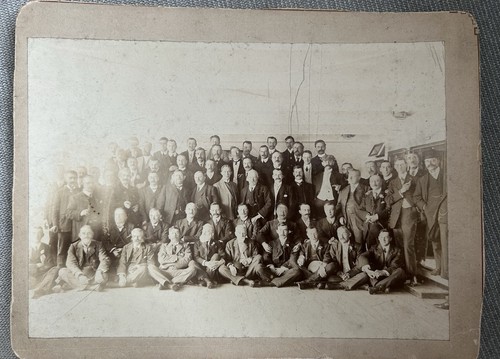 Dampfschiff SS Olymp. Passagiere. Echtfoto.