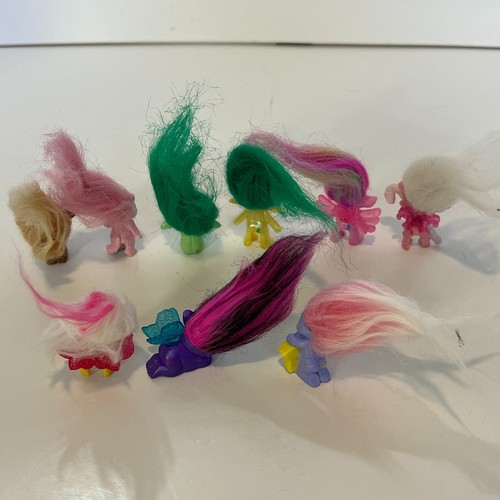 9 Zelfs Mini Miniature Troll Moose Pencil Toppers Lot Figures Toys - Picture 6 of 12