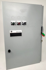 300 Line Control GE Motor Starter Enclosure CR308E1**AADDLT Size 3 120V Coil HOA