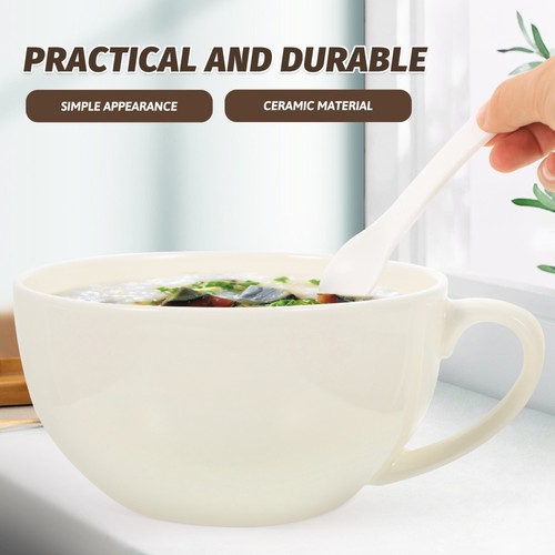Tazza per cereali domestica tazza acqua con manico tazza smaltata caffè tè vino tazza portatile