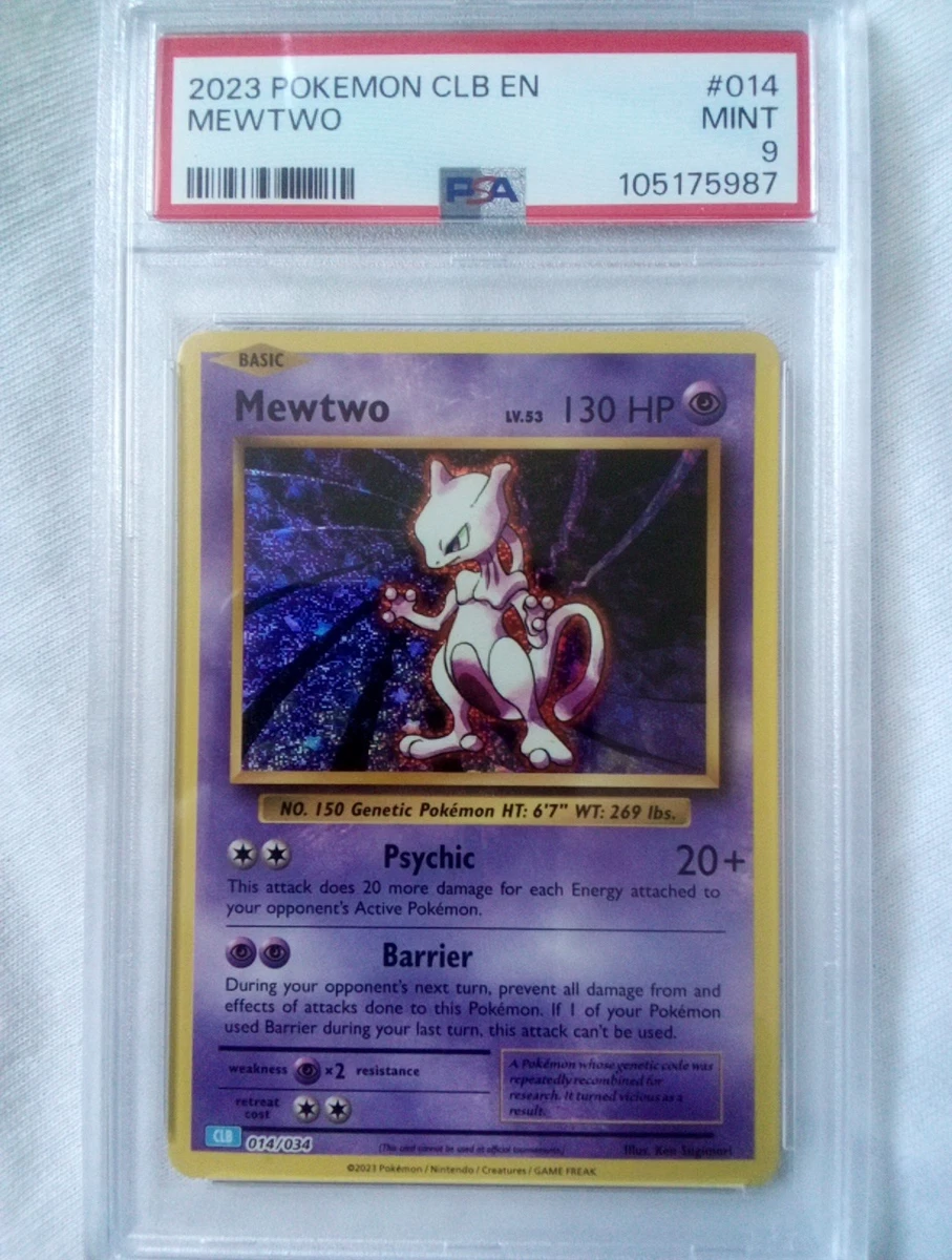 Mewtwo Pokmon TCG Professional Sports Authenticator (PSA) Individual  Trading Card Games Base Set 2 for sale | eBay