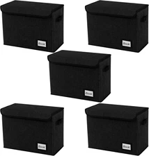 5 Pack Comic Book Storage Boxes 15.8"x7.8"x11.8"