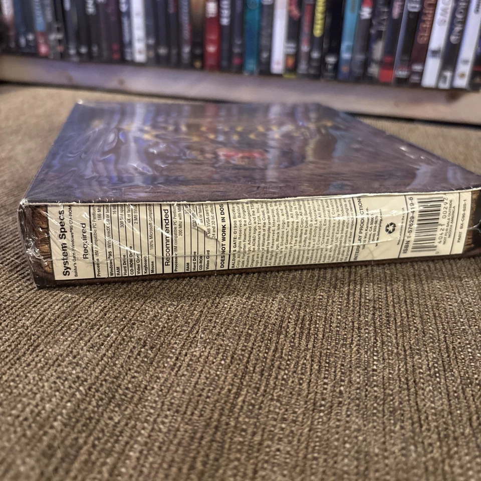 SEALED Baldur's Gate: Forgotten Realms for PC, Big Box, Vintage 1998, New MISB - Image 3 of 4