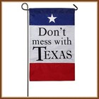 New ListingEvergreen Garden Flag *Don'T Mess With Texas* Embellished Appliqued' - Brand New