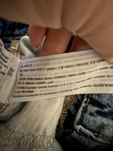 Abercrombie Kids High Rise Wide Leg Jeans - Größe 9/10 Short - Bild 8 von 10