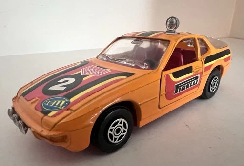 1980 VINTAGE CORGI TOYS PORSCHE 924 RALLYE - No. 303-C - VG HTF MODEL- MUST SEE