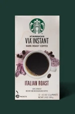 Starbucks Via Italian Roast & Decaf Via Italian Roast