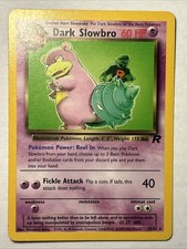 Pokémon TCG Dark Slowbro 29/82 Team Rocket Non Holo Vintage Rare Card LP