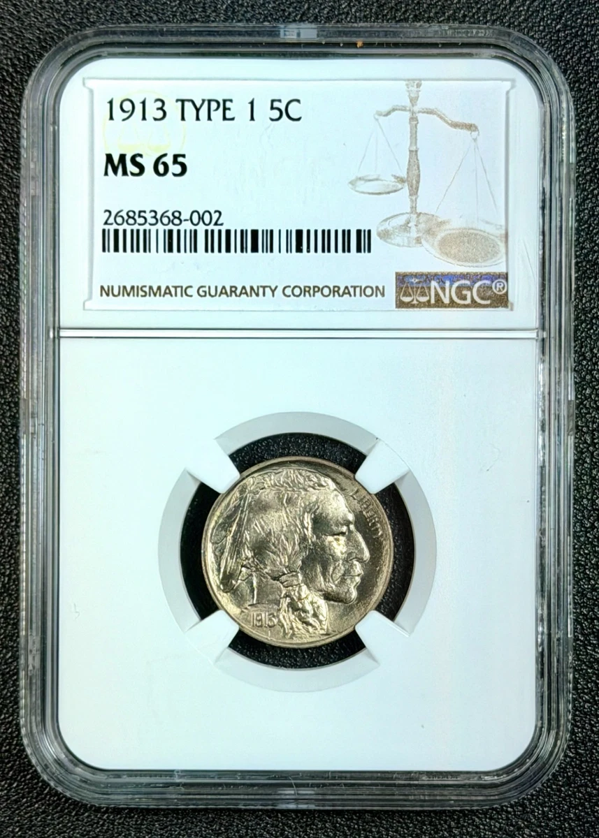 1913 Year Grade MS 65 US Buffalo Nickels (1913-1938) for sale | eBay