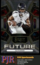 Zay Flowers 2023 Panini Select #FUT-ZFL Baltimore Ravens Select Future