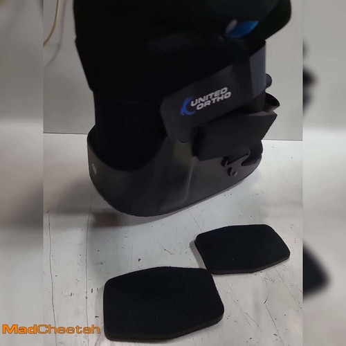 Bota de fractura United Ortho Short Air Cam Walker, GRANDE, negra - Imagen 6 de 8