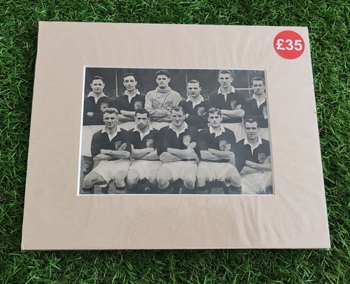Scotland Bill Fraser 1954 Third Lanark FIRMADO 10" X 8" EXHIBICIÓN AUTÓGRAFO montaje - Imagen 3 de 14