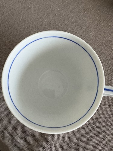 Vista Alegre Ruban Blue 4 Tea Cups & 4 Saucers ~ Made in Portugal - Picture 11 of 22
