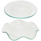 2pcs Replacement Oil Warmer Dish Glass Dish Wax Melt Candle Warmer Bowl Plate Li