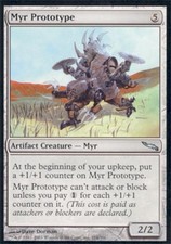 MTG English Myr Prototype NM Foil Mirrodin