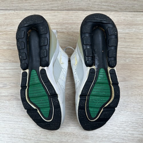 Nike Air Max 270 GS Pure Platinum Black Lightning Shoes DV7056-100 Size 4y - Picture 9 of 10