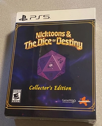 Nicktoons & the Dice of Destiny Collector's Edition PS5 New Sealed 810110661981