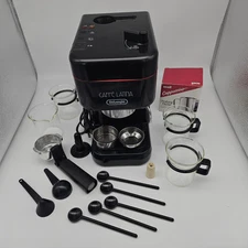Barista Starter Kit Delonghi Caffe Latina Bar 13 Espresso Maker Working EXTRAS!!