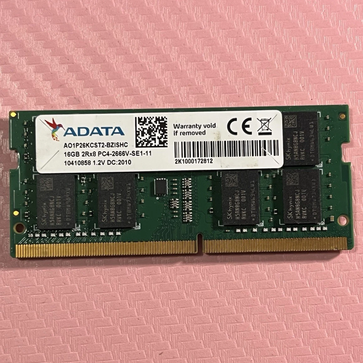 ADATA Computer PC4-21300 (DDR4-2666) Bus Speed Memory (RAM) for