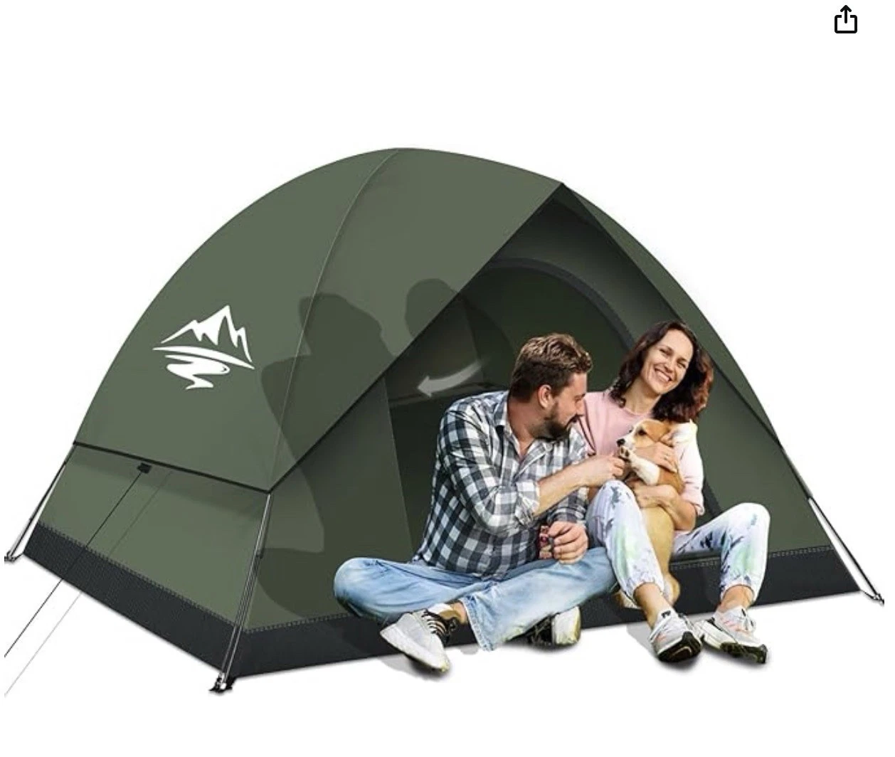Camping Tent 2/3 Man Dome Tents - Waterproof and Windproof Lightweight Easy NEW