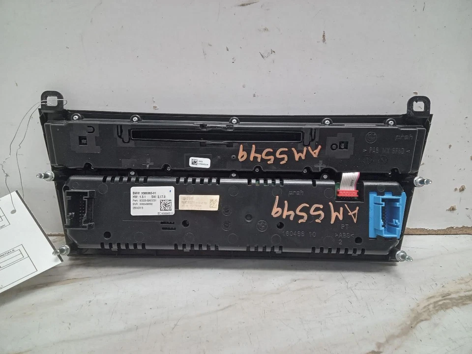 Equipamento de áudio controle de rádio painel AVAC compatível com 11-15 BMW 740i 294932 - Imagem 3 de 4