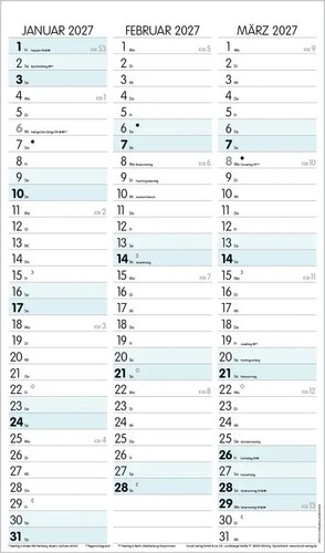 XL Familienplaner Pastell 2026 | Verlag Korsch | Kalender | 14 S. | Deutsch - Bild 14 von 15