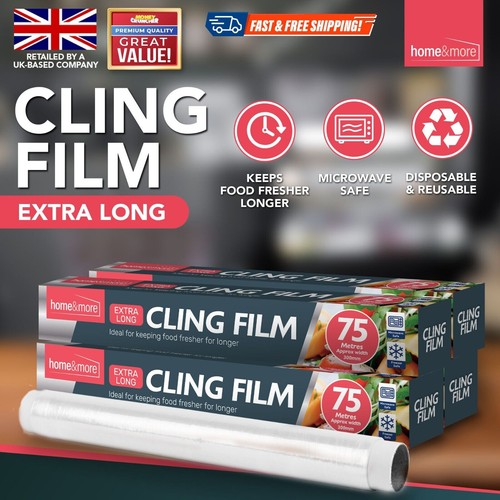 300-600M 30cm Cling Film Food Catering Easy Cut Large Refill Rolls Kitchen Wrap - Picture 10 of 10
