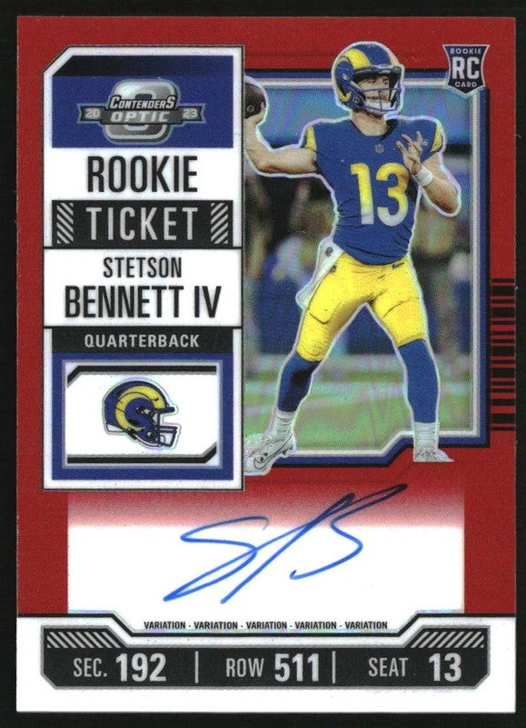 Stetson Bennett trading card