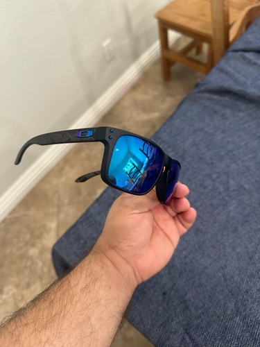 Oakley HOLBROOK Tortoise BLACK POLARIZED PRIZM Sapphire Sunglass OO9102 - Picture 6 of 6