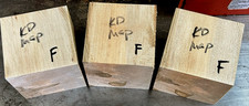 THREE 3 KILN DRIED MAPLE TURNING LUMBER LATHE BLANKS WOOD 5" X 5" X 4" F