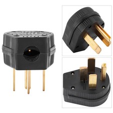 1 pc 50A 125/250V Straight Blade Angle Four Pin US Plug NEMA 14-50P