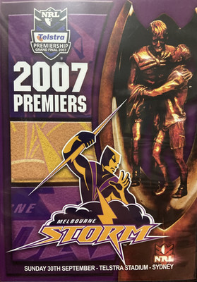 NRL 2007 Grand Final - Premiers Melbourne Storm region 4 DVD (sport / rugby)