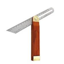 Stainless Steel Adjustable T-Bevel Gauge Ruler Double-Sided Shell DIY Tool