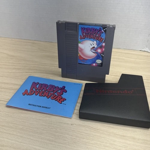 Kirby’s Adventure (1993) - Nintendo NES  w/ Manual - Authentic