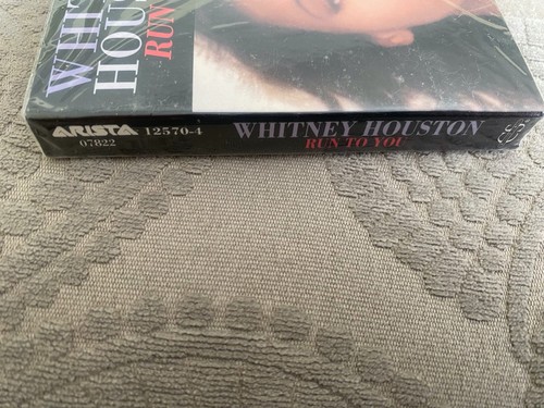 SEALED WHITNEY HOUSTON RUN TO YOU CASSETTE SINGLE RARE! - Picture 3 of 4