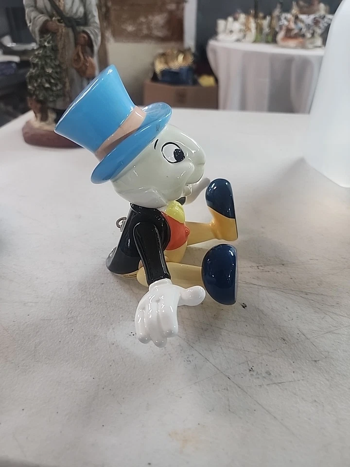 Schmid Disney JIMINY CRICKET Music Box WHEN YOU WISH UPON A STAR Japan Hinged - Image 4 of 4