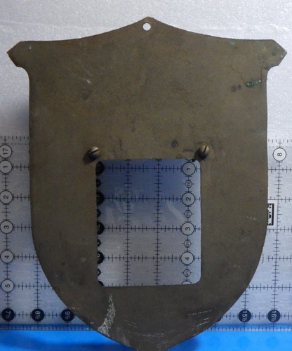 OOAK vintage Dixie Bronze co Birmingham Al plaque 10 1/2X8 3/8X3/16 2lb 14.2oz - Picture 4 of 4