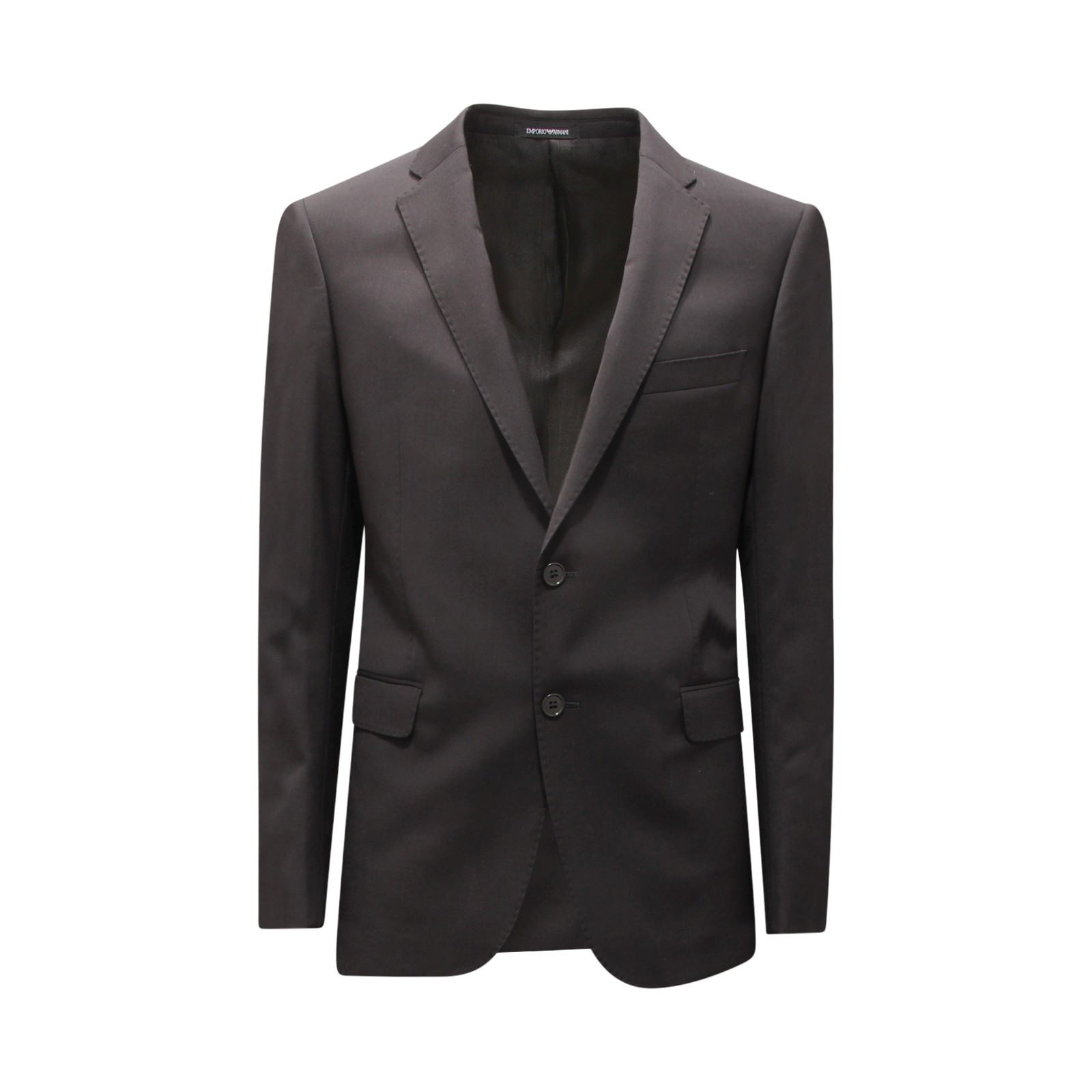 9124AP мужской шерстяной костюм abito uomo EMPORIO ARMANI M LINE черный
