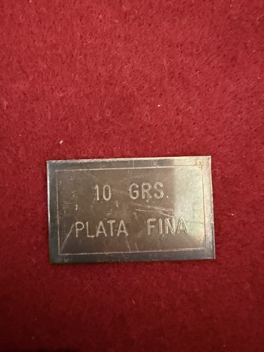 Lingote Plata Pura 999