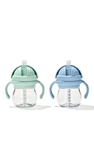 OXO Tot Transitions Straw Cup with Handles 6 Oz. - Opal and Dusk - 2 Pack