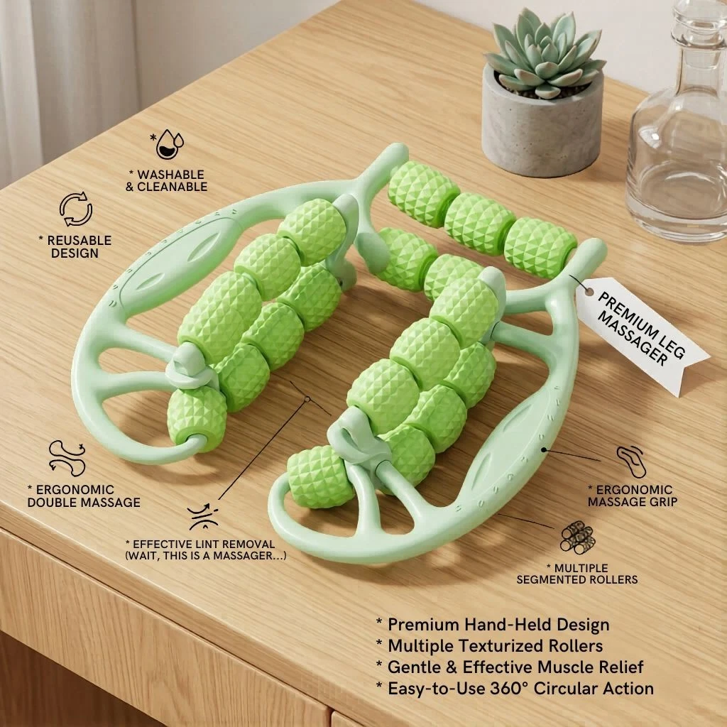 Leg Massage Ring Muscle Relaxation Tool Fitness Recovery Compression Roller
