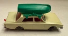 RARE Vintage Matchbox Ford Corsair with Boat & Roof Rack #45 Lesney "Gray Tires"