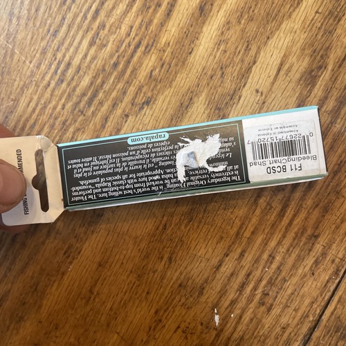 Rapala Original Floating F-11 BCSD Bleeding Chart Shad 4 3/8" Jerkbait Köder Nos - Bild 5 von 5