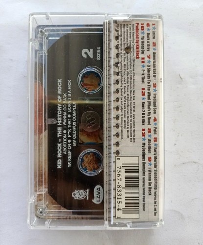 Kid Rock : The History Of Rock ( Cassette Tape ) - Picture 2 of 5