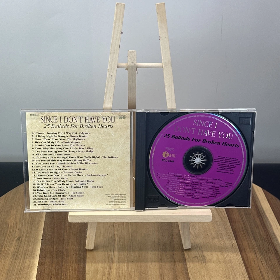 Since I Don’t Have You (CD, 2000) 25 Ballads For Broken Hearts Free UK Shipping Foto 3 de 4