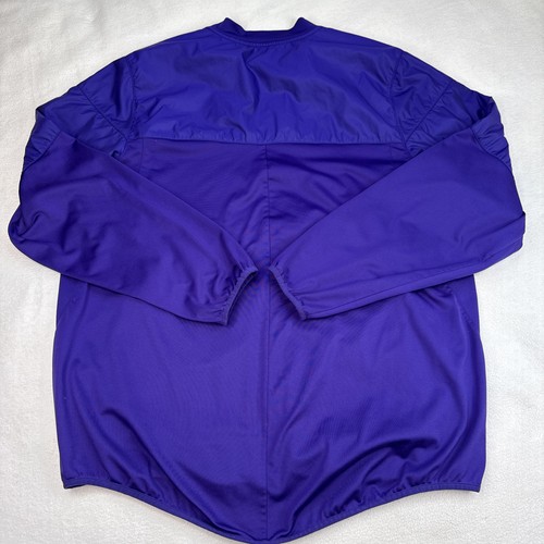 Nike Men's LSU Tigers Team Full Zip Windbreaker Jacket Sz Large NCAA SEC Purple - Picture 10 of 14