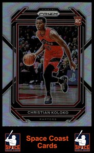 2022-23 Panini Prizm #265 Christian Koloko Prizms Silver