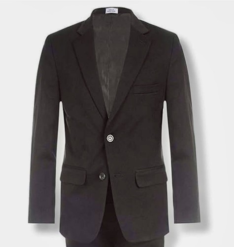 NWT Calvin Klein Black Suit Jacket Boys 16 Husky NEW - Picture 1 of 5