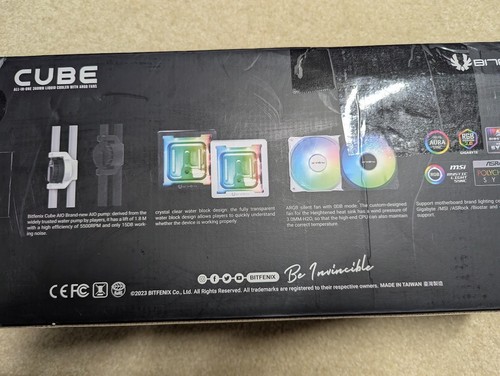Bitfenix Cube 360mm White ARGB Custom CPU Cooler - Picture 5 of 10