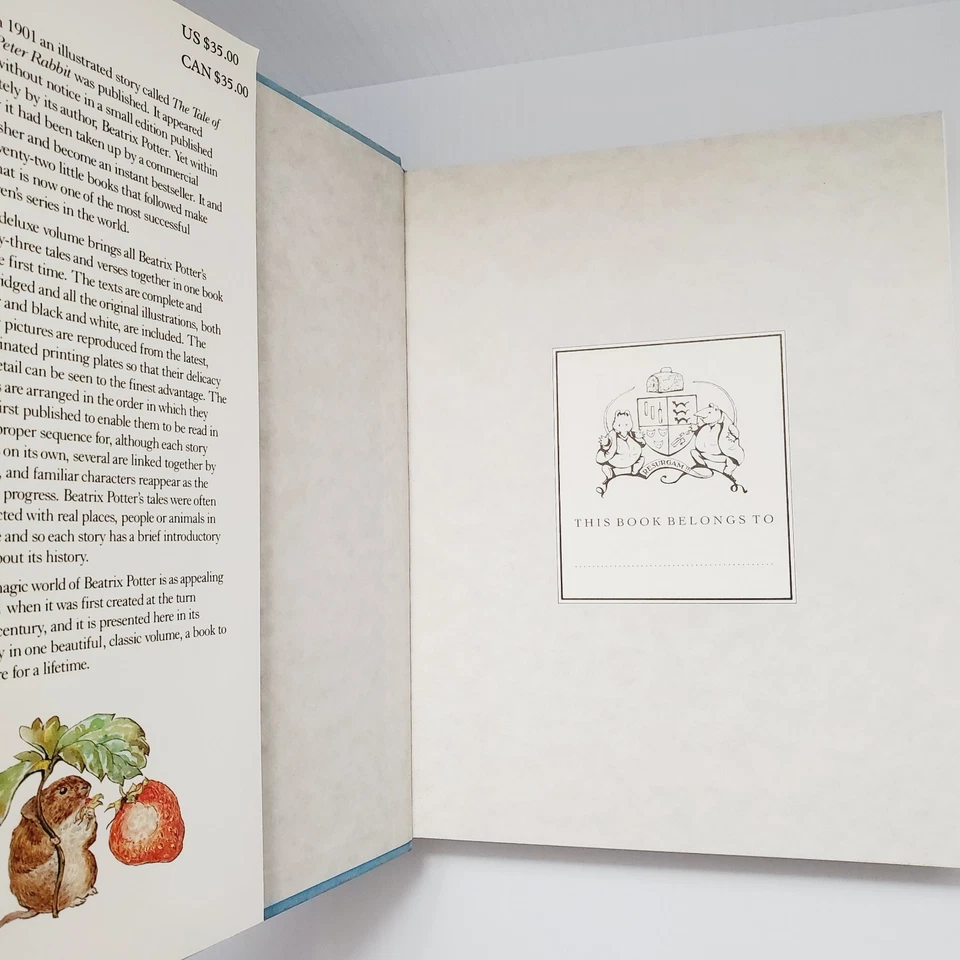 The Complete Tales of Beatrix Potter Hardcover Book Classic Children's Stories - Image 4 of 4